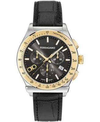Men's Two-Tone Stainless Steel Bracelet Watch, 42mm