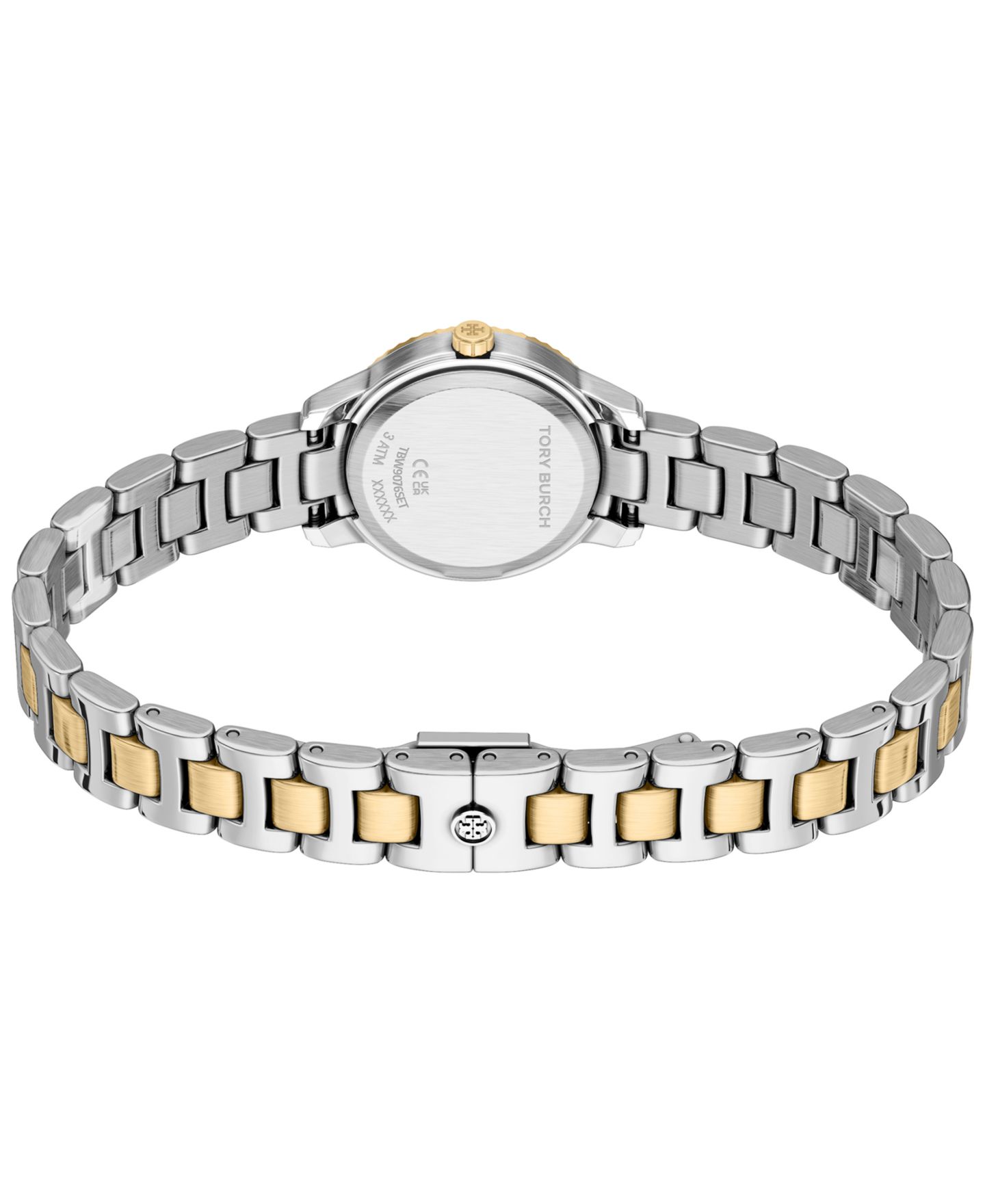 Женские часы Tory Burch Quartz Miller Two-Tone Stainless Steel Bracelet Watch 24mm Gift Set — фото 2