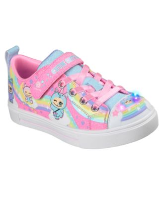 Little Girls Twinkle Sparks Light-Up Rainbow Critters Sneakers from Finish Line
