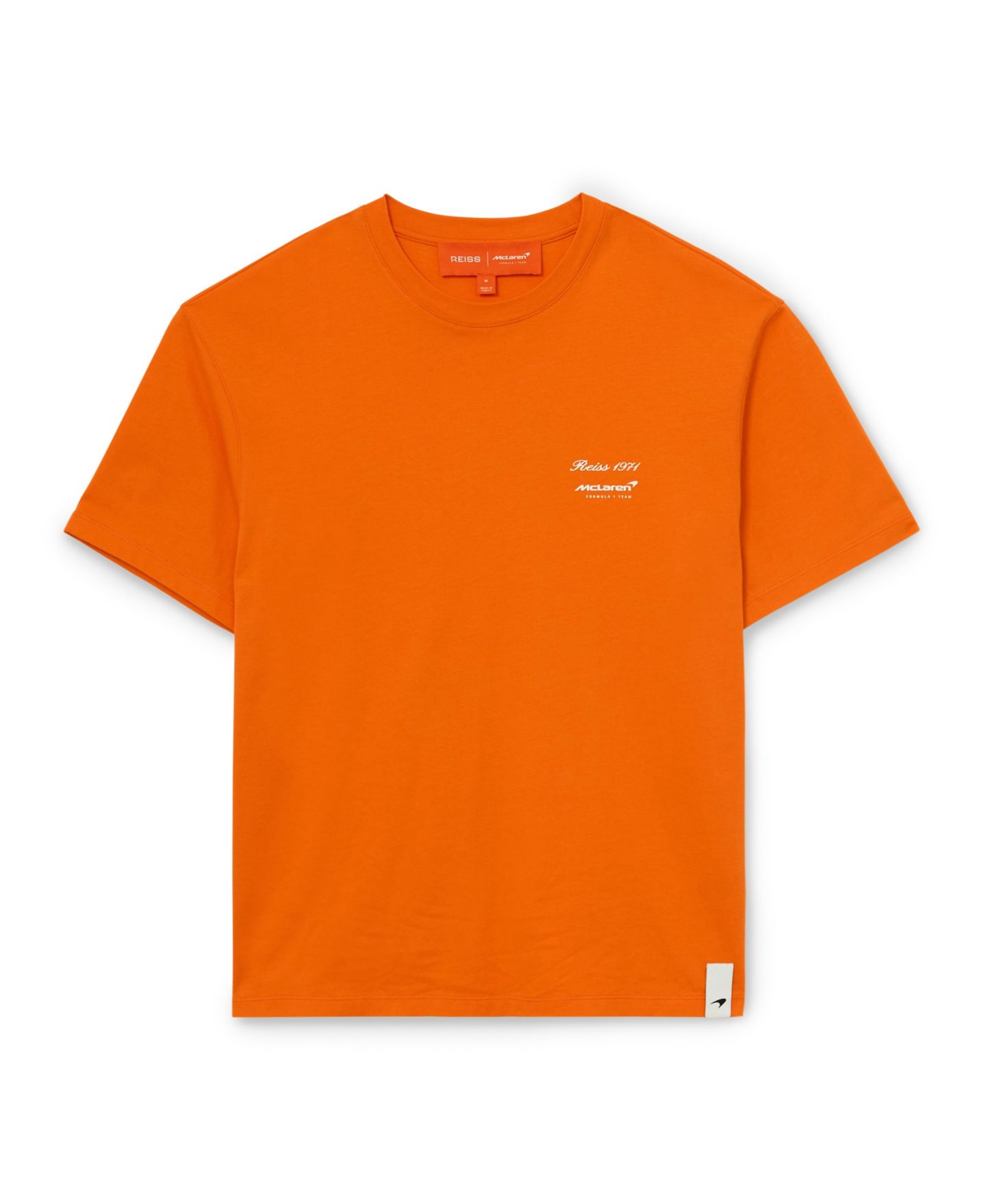 Мужская футболка REISS Stirling McLaren Racing Motorsport Relaxed-Fit, цвет: Оранжевый — фото 4