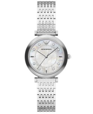 Women's Three-Hand Archelia Mother Of Pearl Stainless Steel Watch 32mm