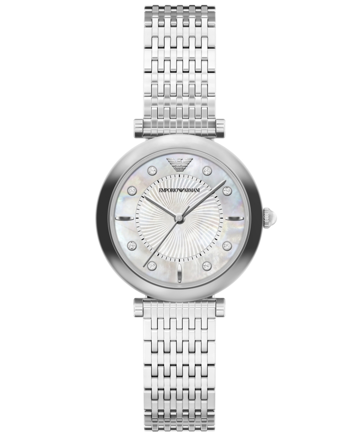 Emporio Armani Women's Three-Hand Archelia Mother Of Pearl Stainless Steel Watch 32mm - Silver-tone