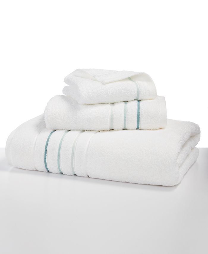 Hotel Collection Ultimate Micro Cotton Borderline 16 x 30 Hand Towel, Created for Macy's - Grey
