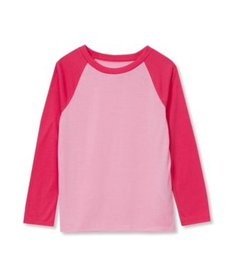 Big Girls Raglan Jersey Pajama Tee