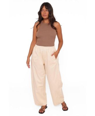 Women's Sasha High-Rise Barrel-Leg Jeans