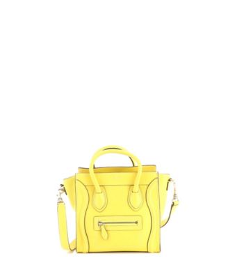 Nano Luggage Bag Grainy Leather