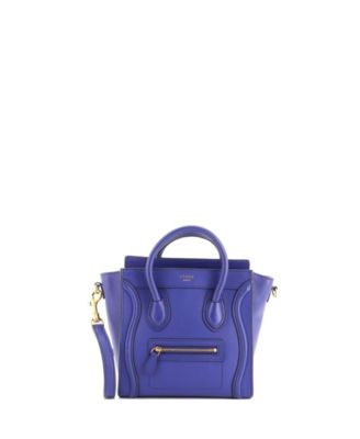 Nano Luggage Bag Grainy Leather