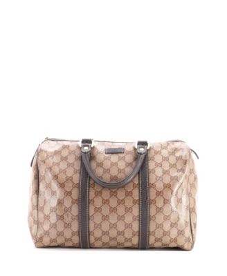 Medium Joy Boston Bag GG Coated Canvas