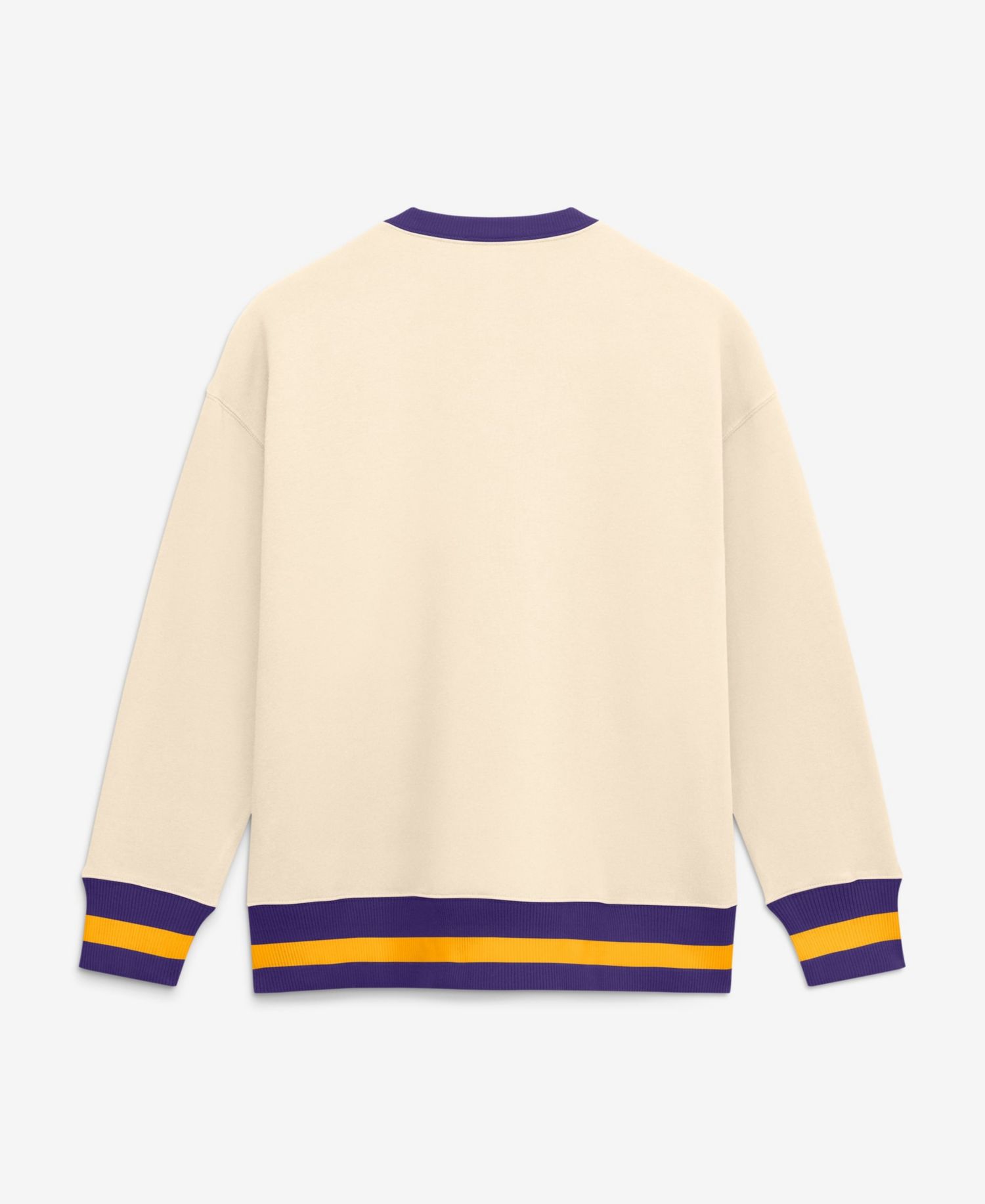 Women's Natural LSU Tigers Oversized Legacy Arch Phoenix Sweatshirt