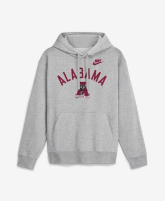 Men's Heather Gray Alabama Crimson Tide Legacy Arch Club Hoodie