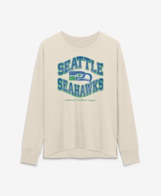 Women's Cream Seattle Seahawks Heritage Legacy Long Sleeve T-Shirt