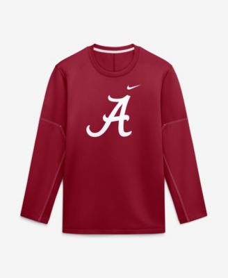 Men's Crimson Alabama Crimson Tide 2026&nbsp;Sideline Coaches Therma-FIT Long Sleeve Top