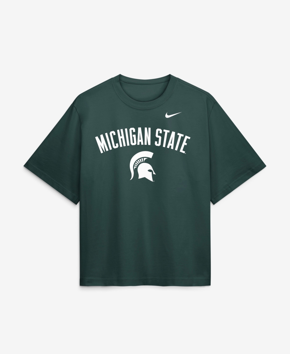 Nike Women's Michigan State Spartans Heavyweight Cotton Boxy T-Shirt