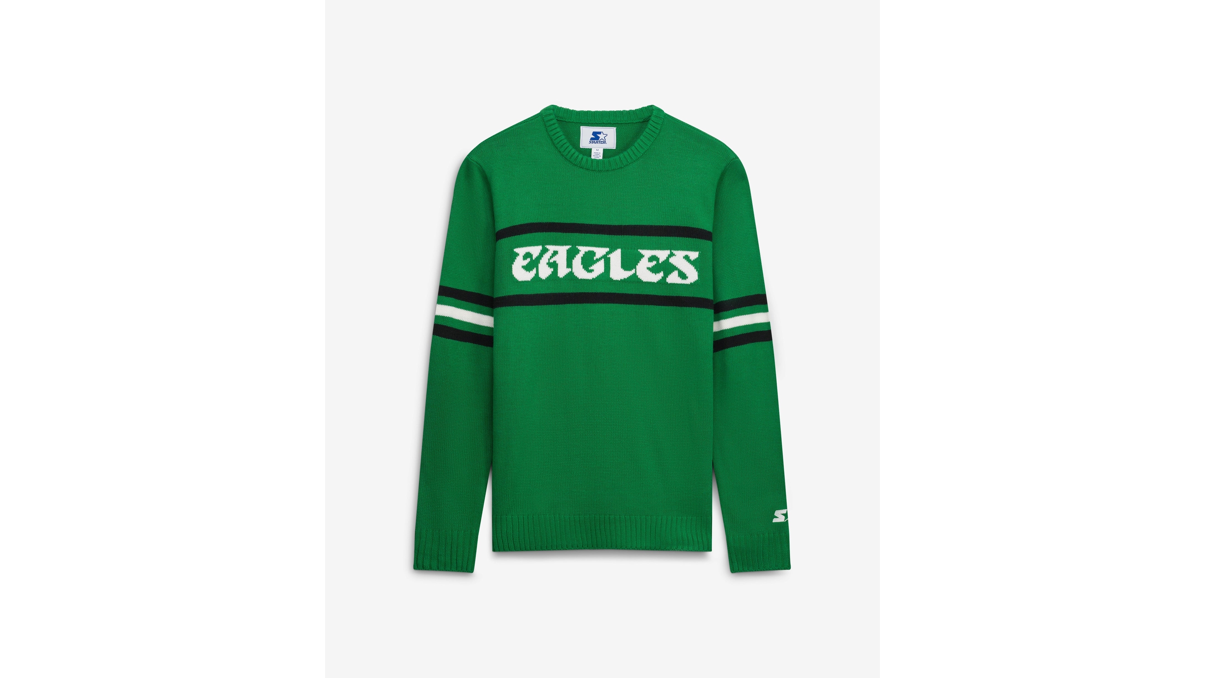 Starter Men's Philadelphia Eagles Player Midweight Sweater
