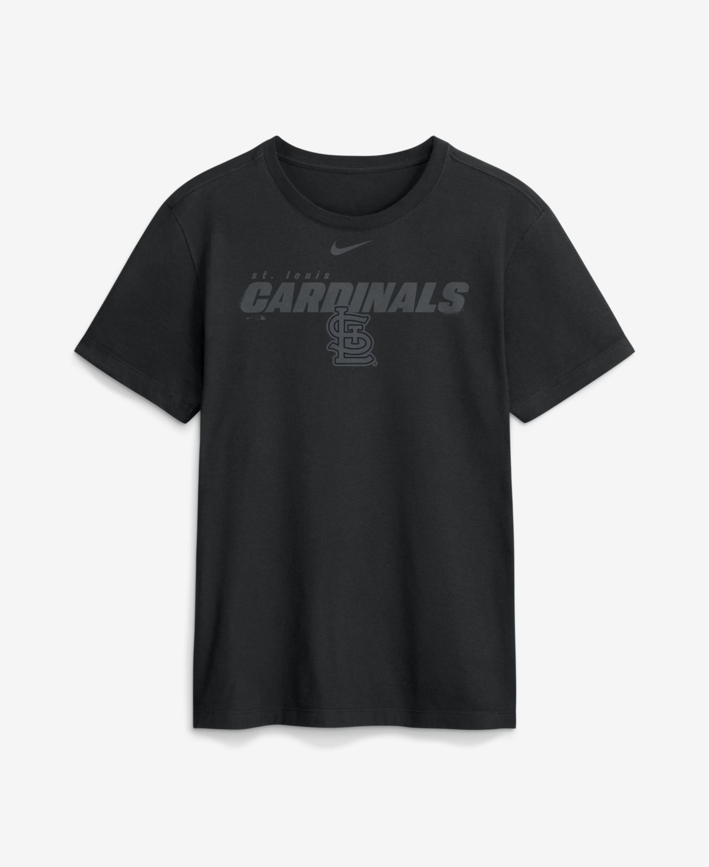 Мужская футболка Nike Black St. Louis Cardinals Tonal Club — фото 1