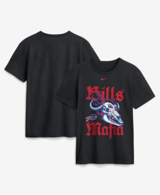 Men's Black Buffalo Bills Mafia Skull Club T-Shirt