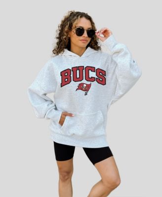 Women's Ash Tampa Bay Buccaneers Fan Edition Premium Weight Hoodie