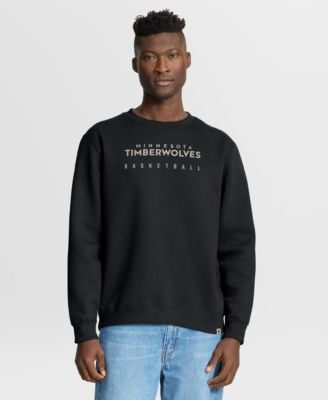Men's Black Minnesota Timberwolves Crossover Collection Defensive Rotation Drill Premium Pullover Sweatshirt