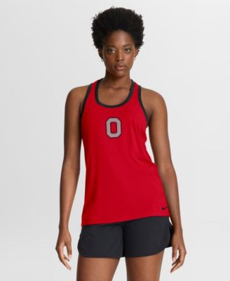 Women's Ohio State Buckeyes Racerback Scoop-Neck Tank Top