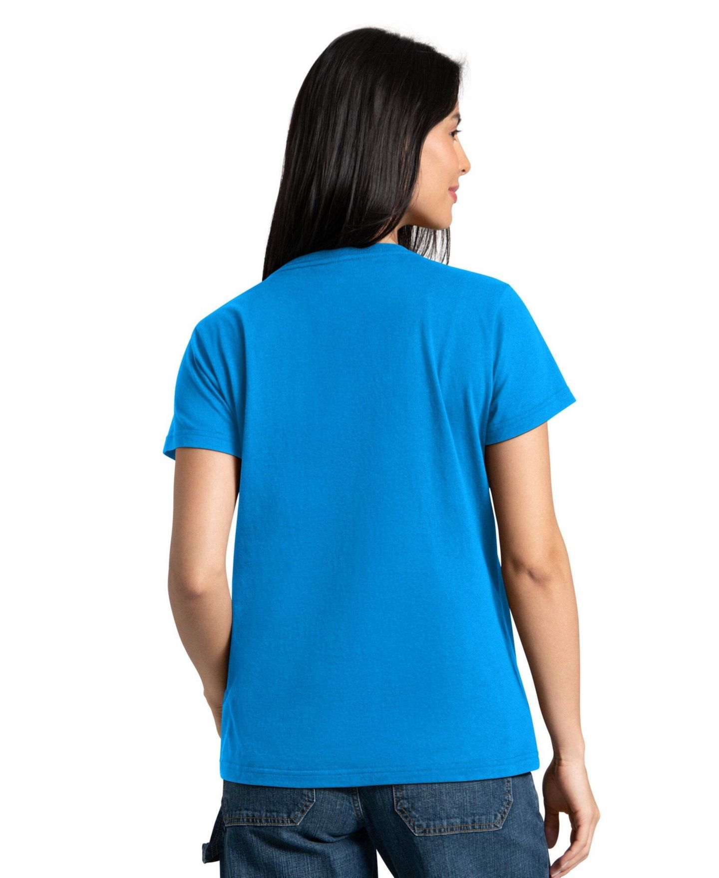 Женские худи Starter 2-Piece Blue/Black Carolina Panthers & T-Shirt Combo Pack — фото 3