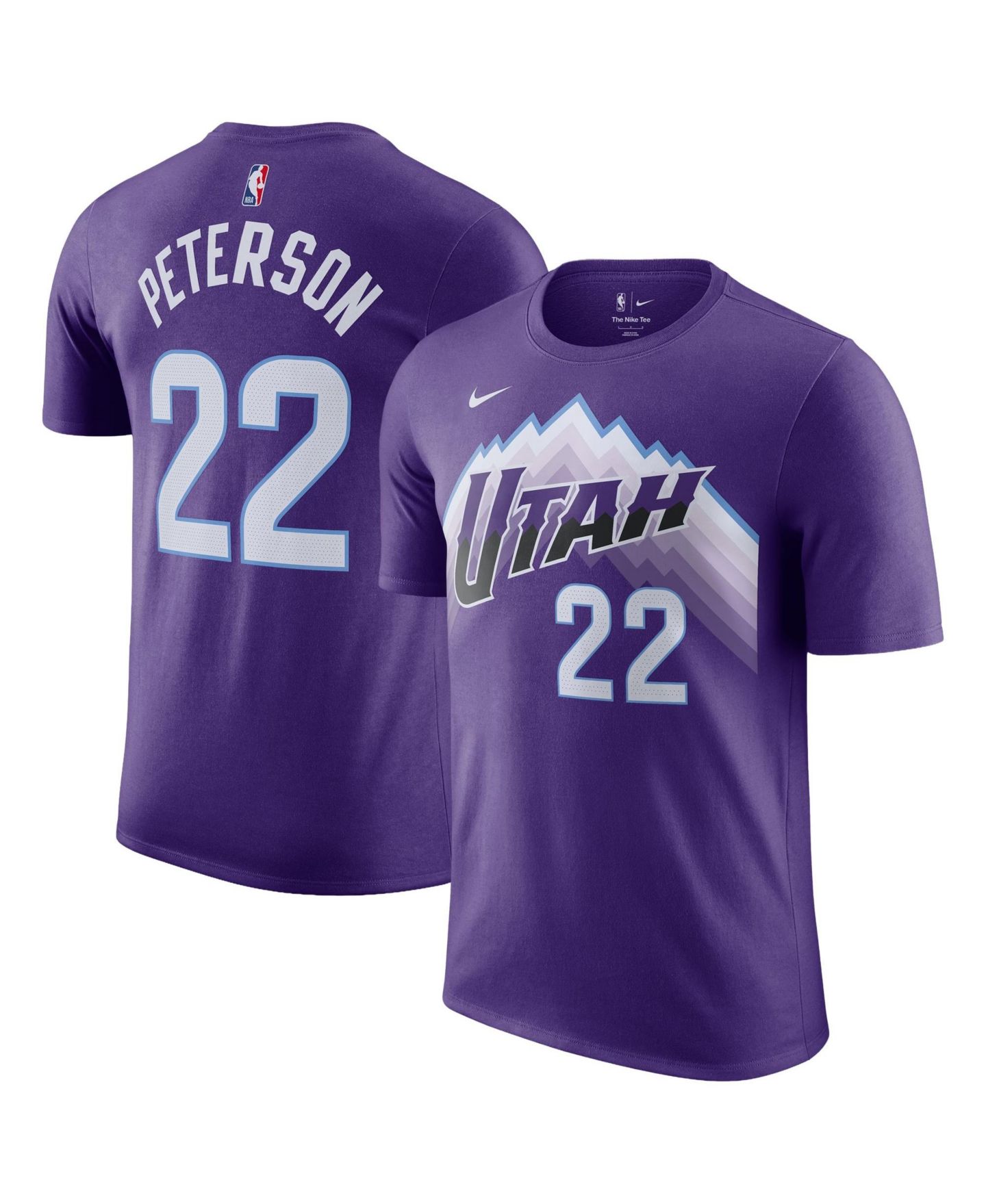 Футболка Nike Darryn Peterson Purple Utah Jazz Icon Edition Name & Number — фото 1