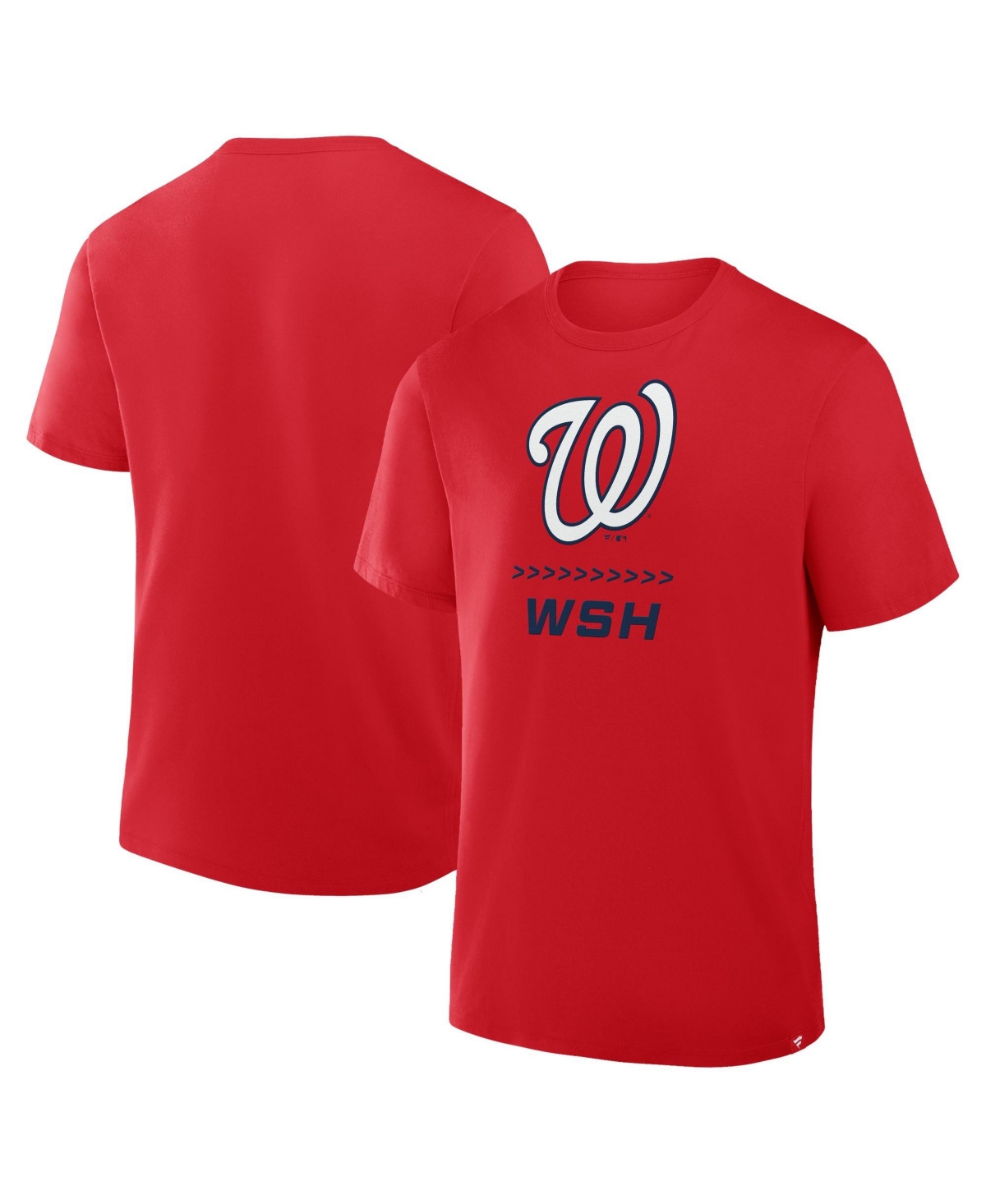Fanatics Men's Washington Nationals Clubhouse Legacy Side Swipe Classic-Fit T-Shirt - Red