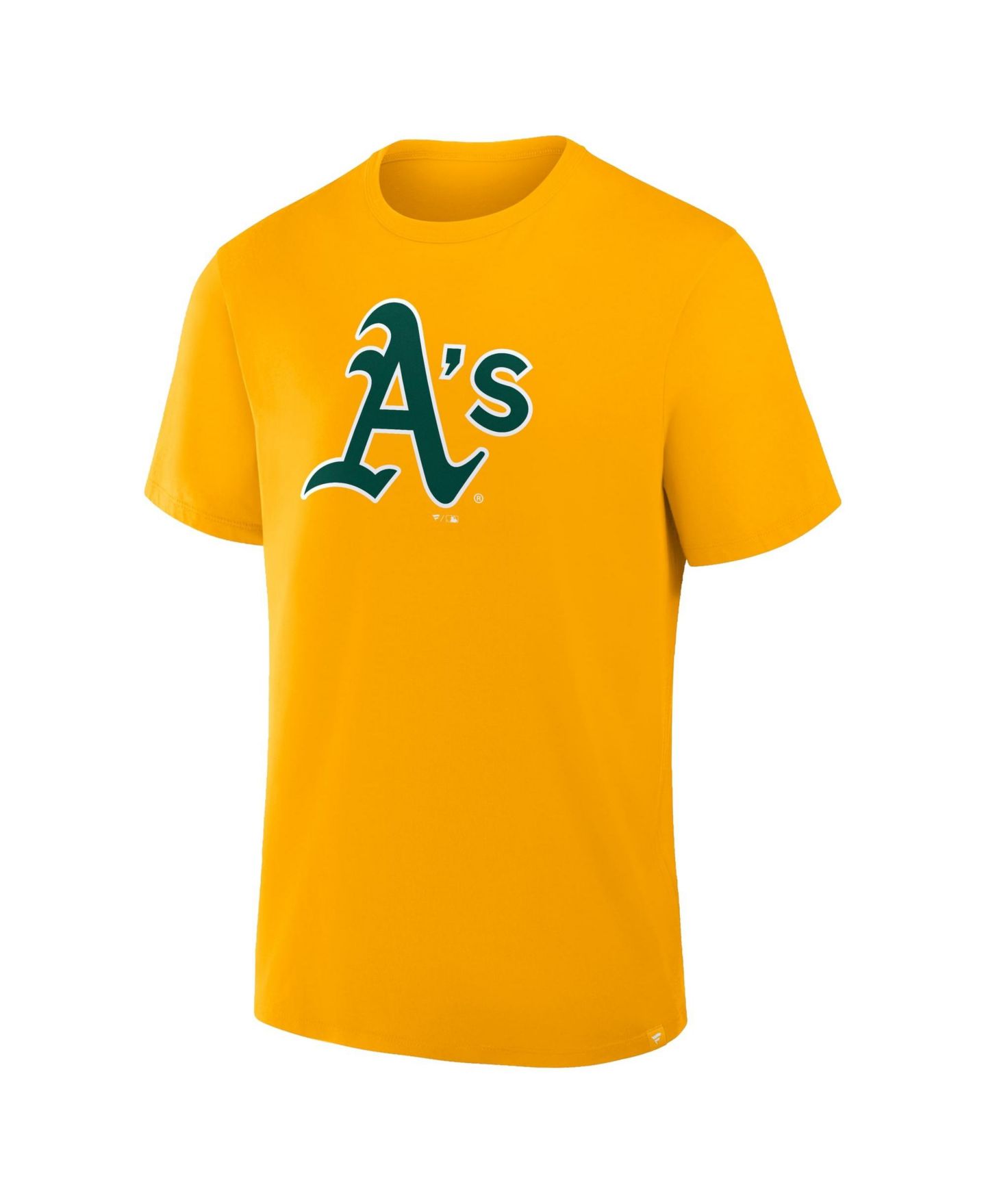 Мужская футболка Fanatics Gold Athletics Alternate Logo Legacy — фото 3