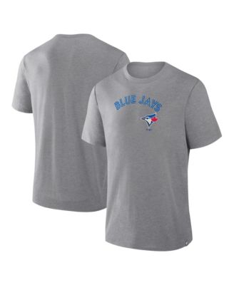 Men's Heather Gray Toronto Blue Jays Play Tribute Tri-Blend T-Shirt