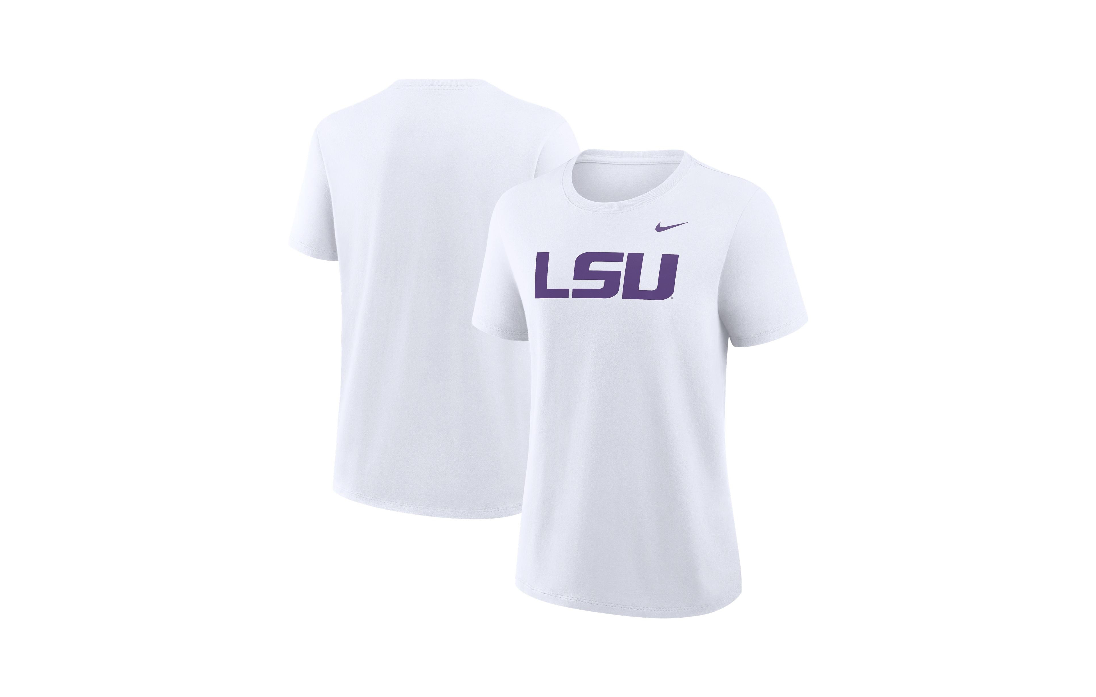 Nike Women's Lsu Tigers Cotton T-Shirt
