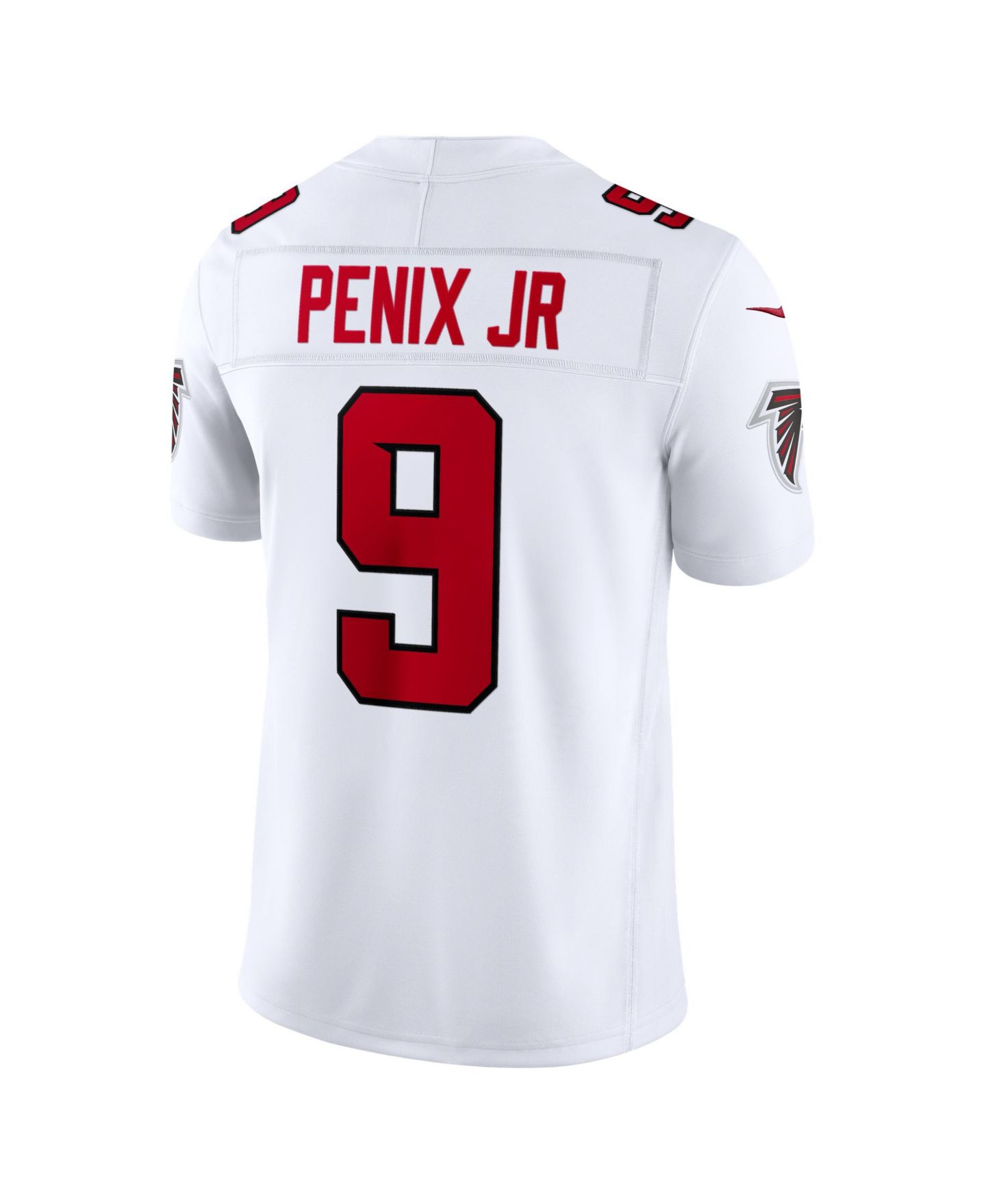 Мужской топ Nike Michael Penix Jr. White Atlanta Falcons Vapor F.U.S.E. Stitched Limited Jersey — фото 8