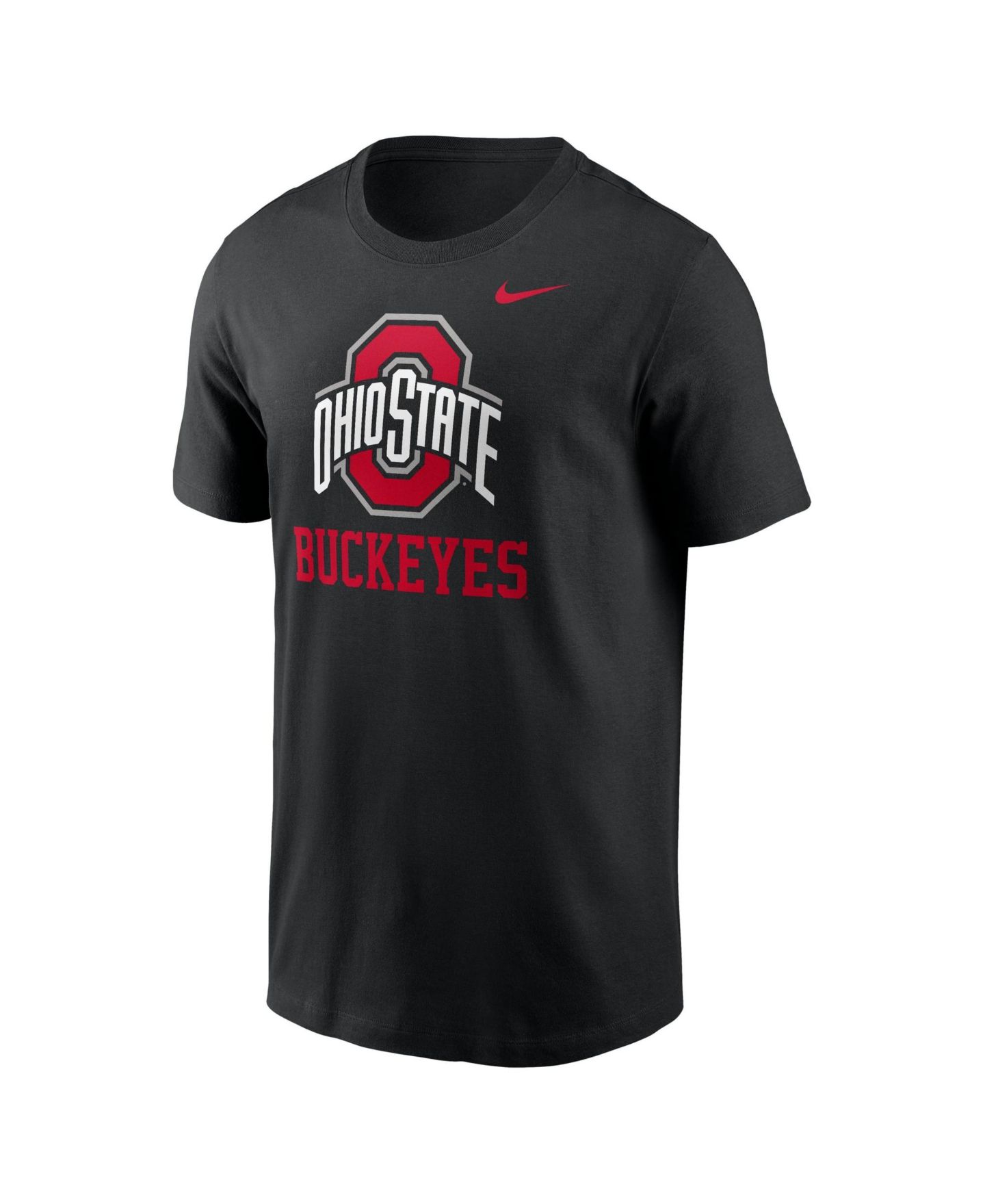 Мужская футболка Nike Black Ohio State Buckeyes Primetime Logo Mantra — фото 3