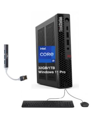 ThinkStation P3 Mini with Intel i9-14900, 32GB DDR5, 1TB SSD, NVIDIA T400, Windows 11 Pro