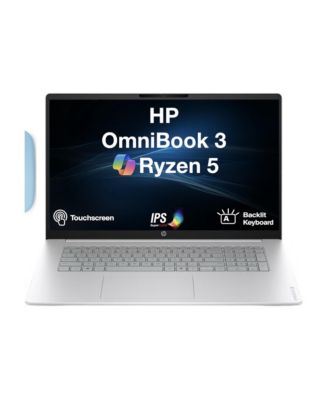OmniBook 3 Laptop 17.3 FHD Display (Ryzen 5 130, 32GB, 1TB SSD, Win 11 Pro) with  DKZ Wireless Mouse