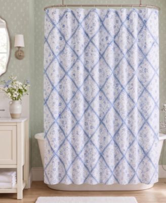 Garden Muse Floral Tufted Shower Curtain, 72" x 72"