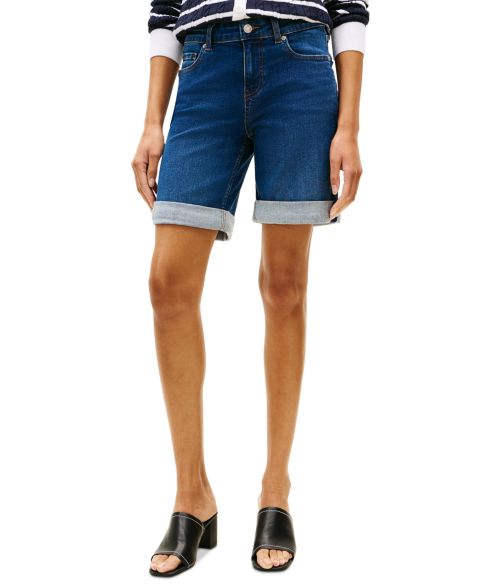 Женские шорты Tommy Hilfiger Denim Shorts, цвет: Синий