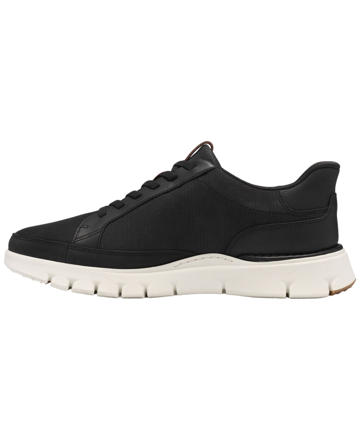 Мужские кроссовки Clarks Step 365 Lace Cloud Stepper Low Top Nubuck, цвет: Чёрный нубуковый — фото 3