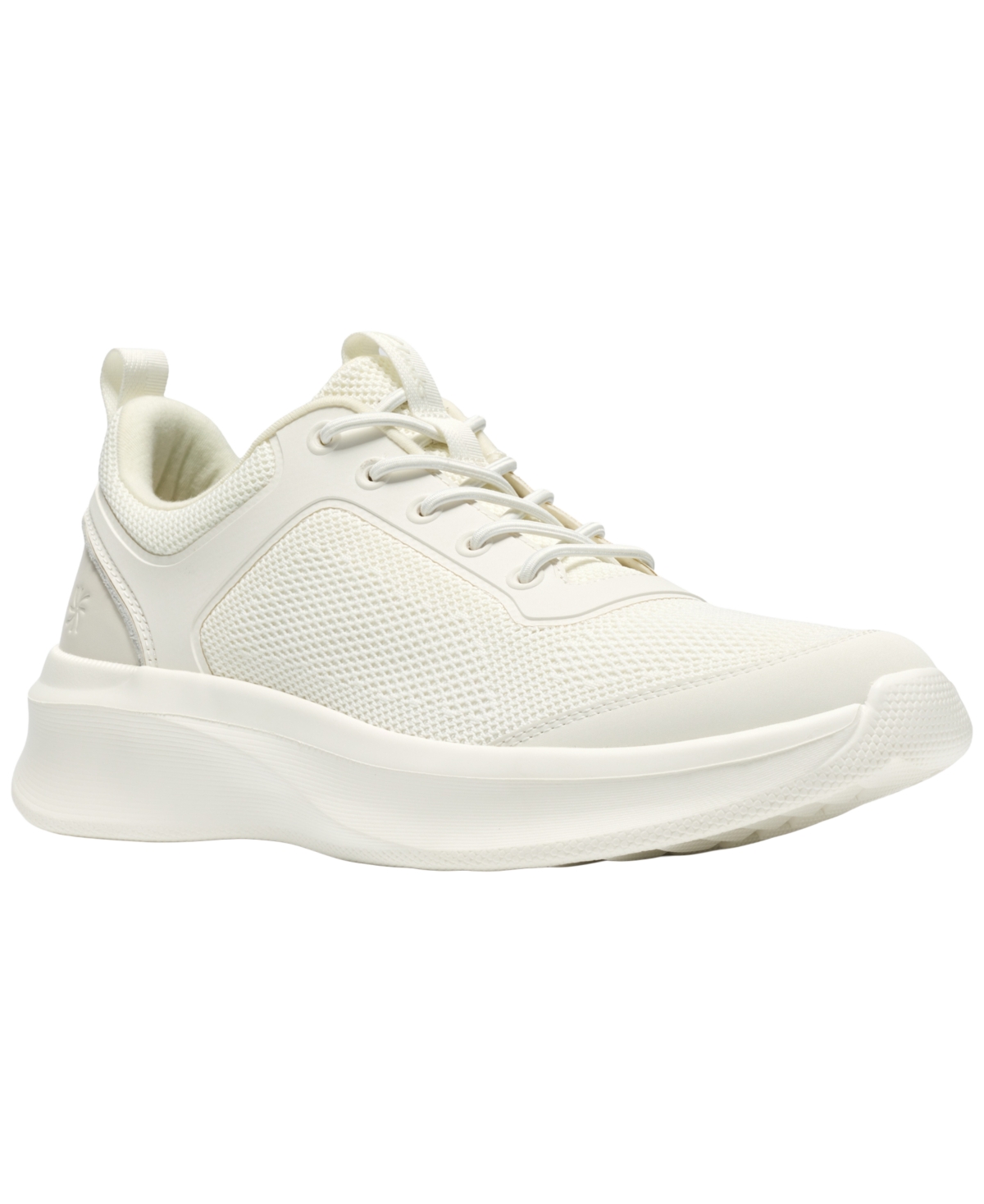 Clarks Solevana Sport Walking Cloud Stepper Low Top Sneakers - White