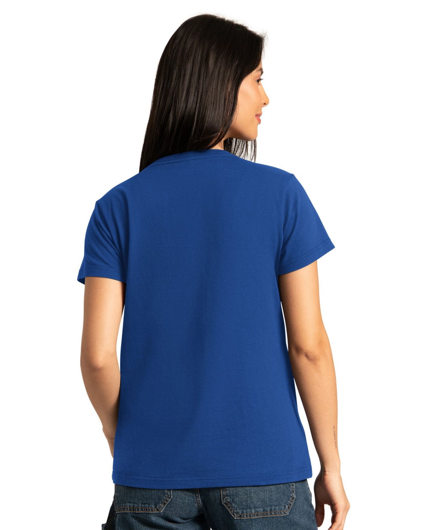 Женские футболки Starter Royal/Ash Los Angeles Rams Short Sleeve & Long Sleeve T-Shirt Combo Pack — фото 3