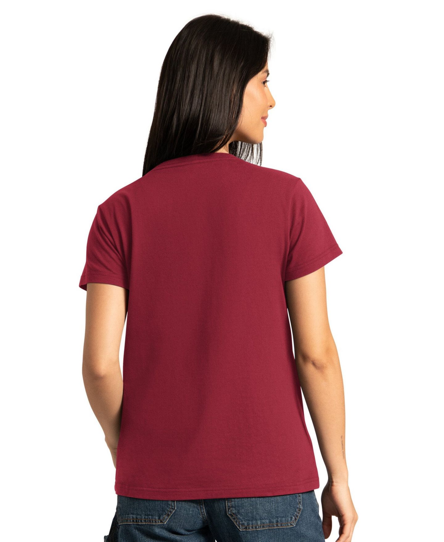 Женские футболки Starter Burgundy/Ash Washington Commanders Short Sleeve & Long Sleeve T-Shirt Combo Pack — фото 3