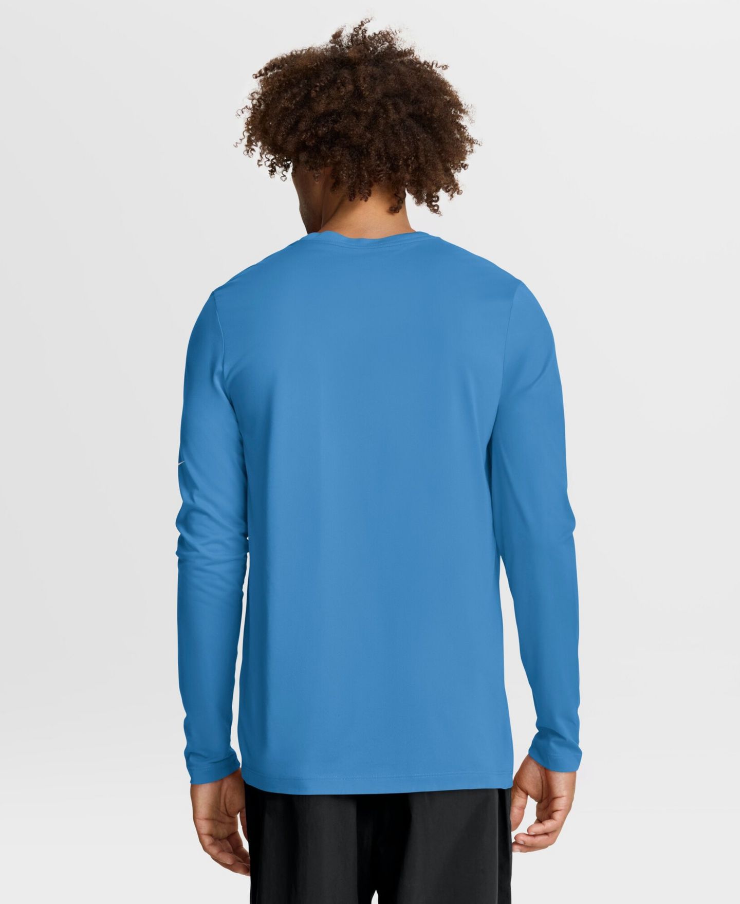 Мужская футболка Nike Light Blue Tennessee Titans Legend Icon Dri-FIT Long Sleeve — фото 2