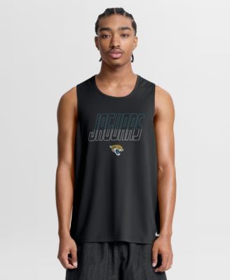 Men's Black Jacksonville Jaguars Kickoff Miler Dri-FIT Tank&iquest; Top