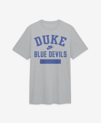 Men's Heather Gray Duke Blue Devils Arch Wordmark Legacy Tri-Blend T-Shirt