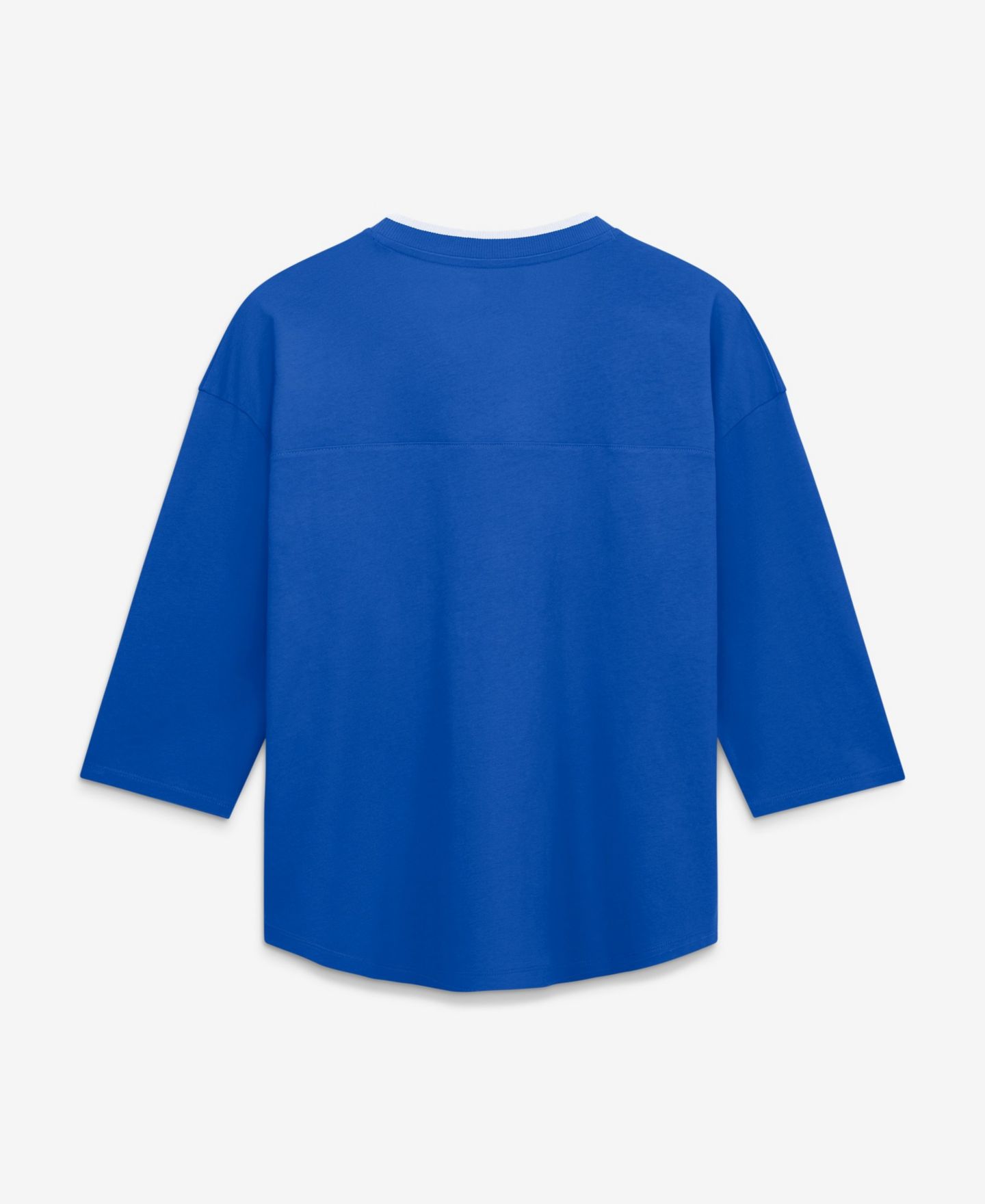 Женская футболка Fanatics Blue Detroit Lions Team First Deceptive Juke 3/4-Sleeve V-Neck — фото 3