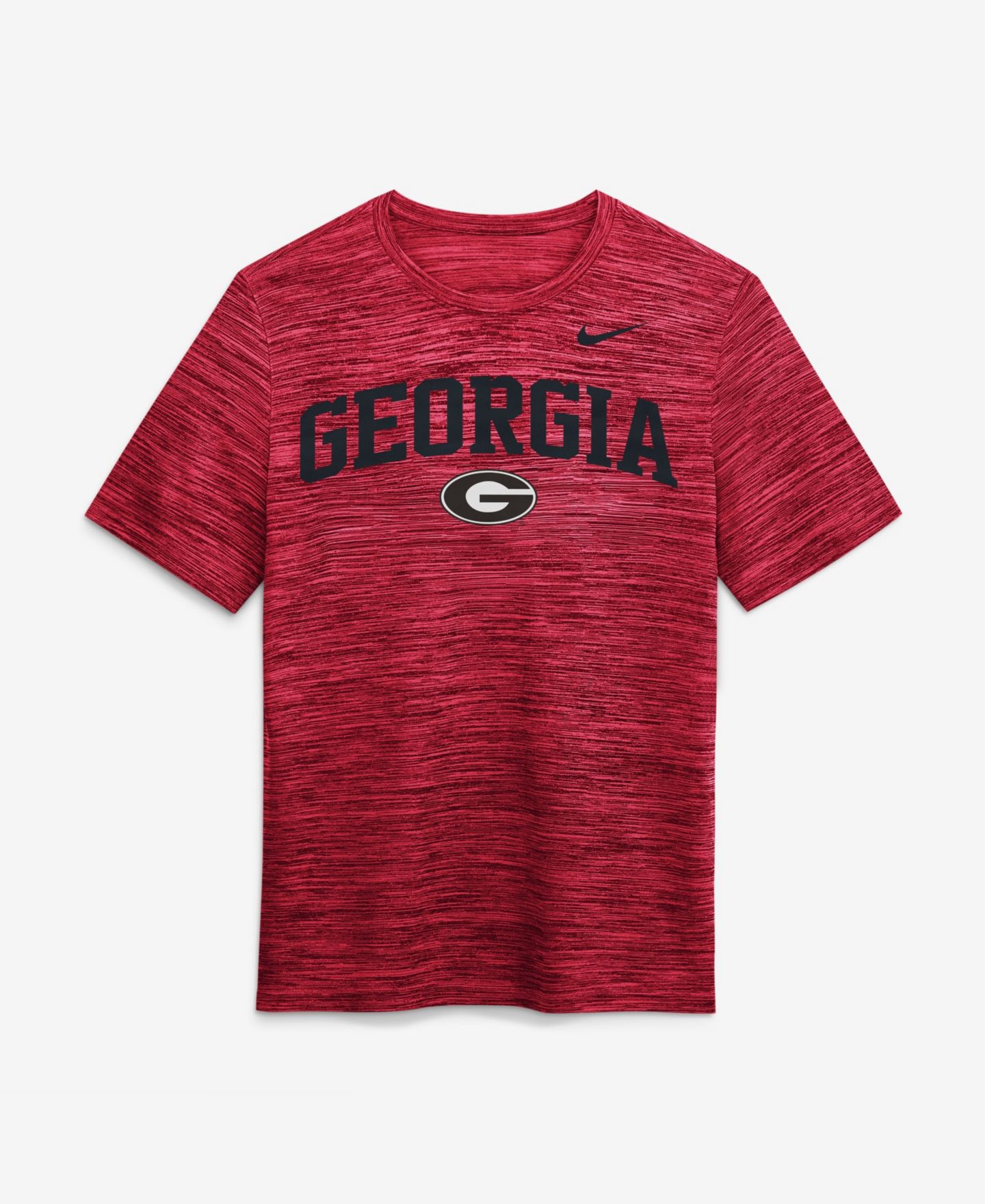Мужская футболка Nike Red Georgia Bulldogs Primetime Arch Logo Velocity Dri-FIT — фото 1