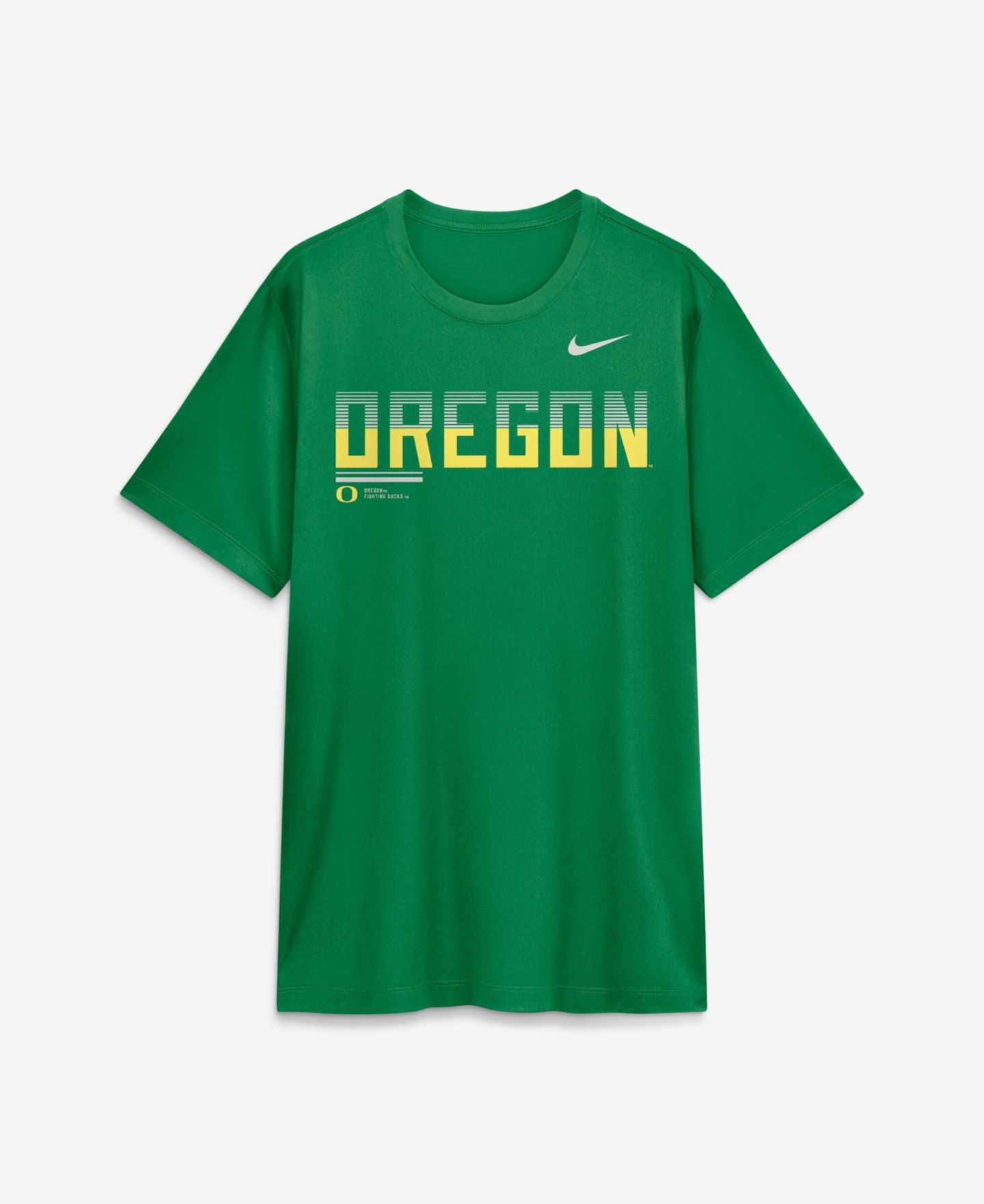 Мужская футболка Nike Green Oregon Ducks Sideline Legend Dri-FIT — фото 4