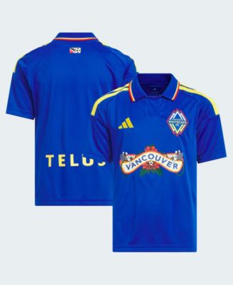 adidas - Big Boys and Girls Royal Vancouver Whitecaps FC 2026 Archive Replica Jersey Royal