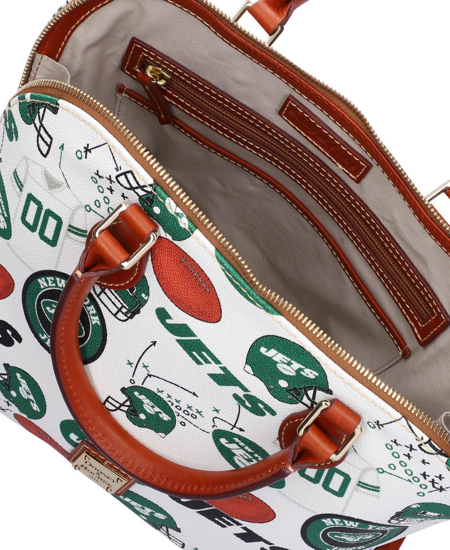 Женская сумка Dooney & Bourke New York Jets Gameday Zip Satchel — фото 2