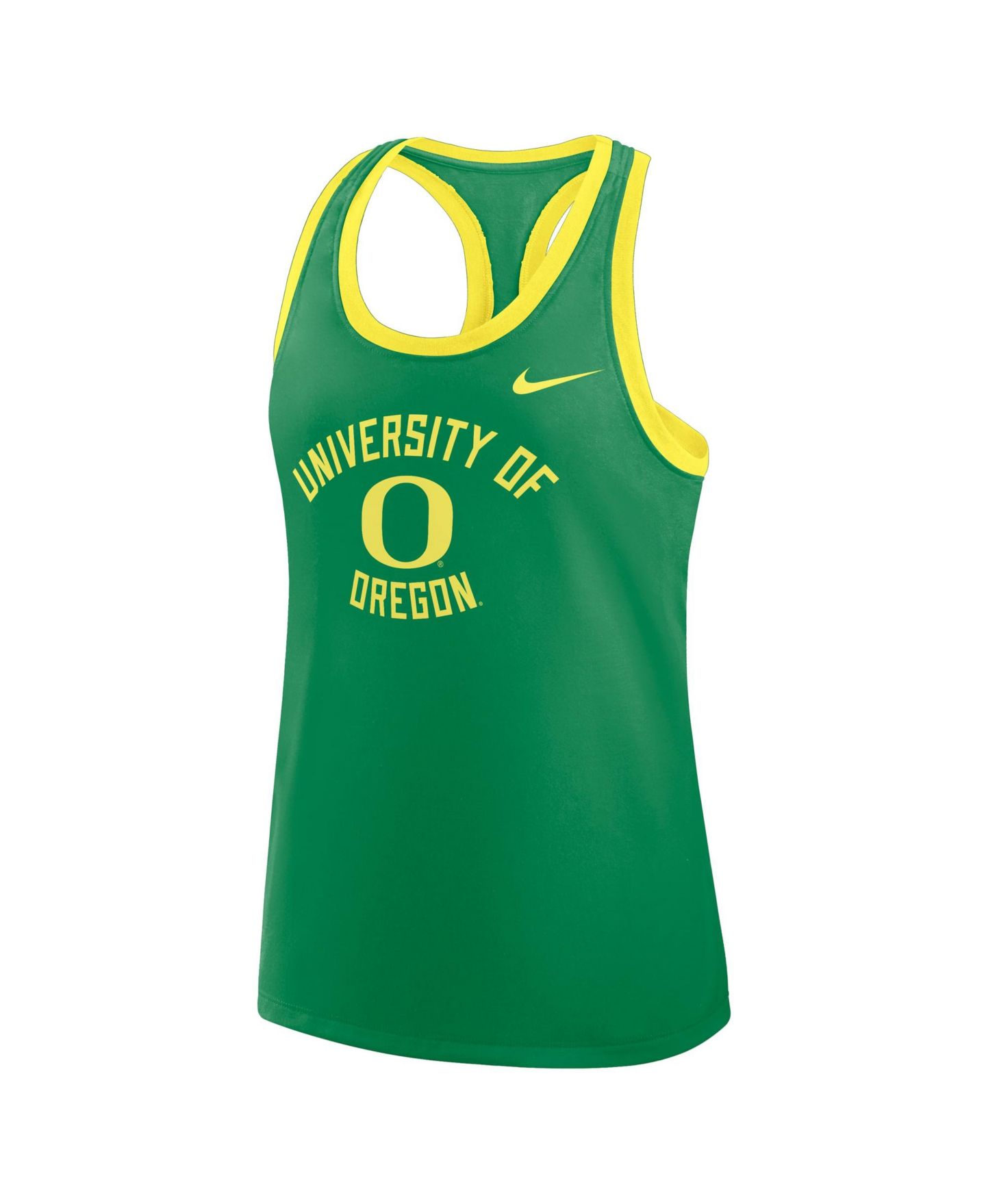 Женский топ Nike Green Oregon Ducks Uni Name Tri-Blend Dri-FIT — фото 5