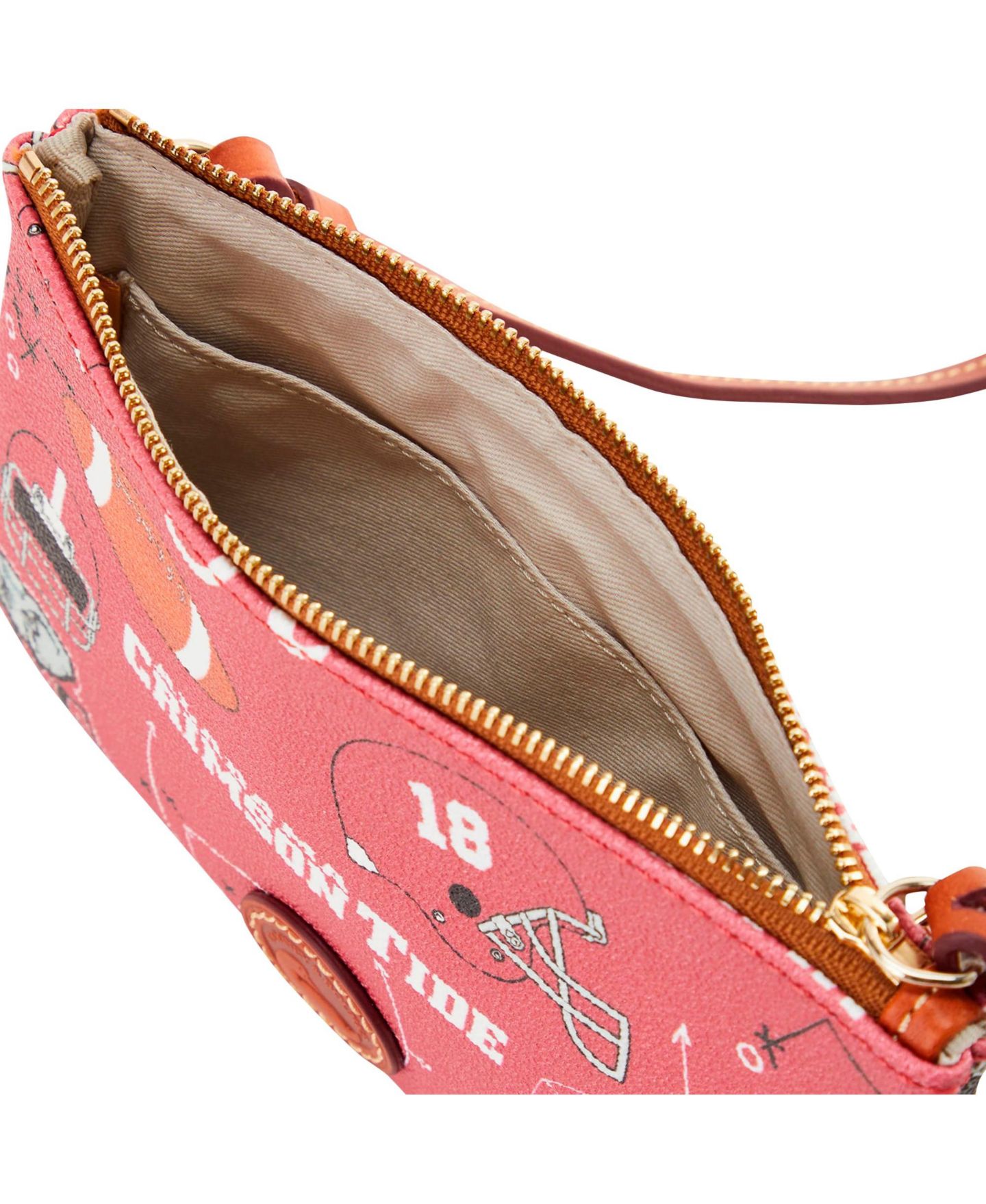 Женская сумка Dooney & Bourke Alabama Crimson Tide Top Zip Crossbody Purse — фото 3