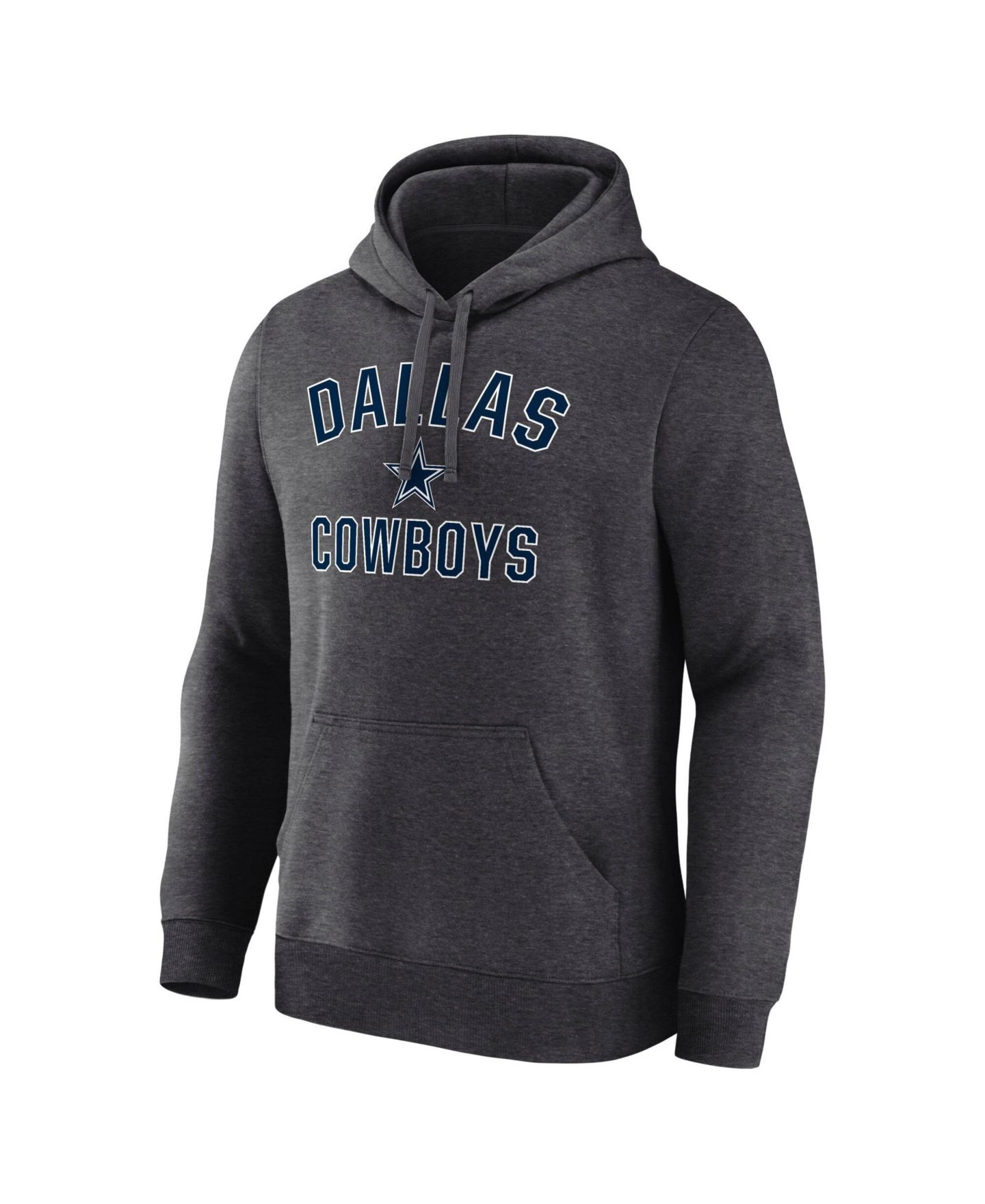 Мужское худи Logo Athletic Charcoal Dallas Cowboys Arch Victory — фото 3